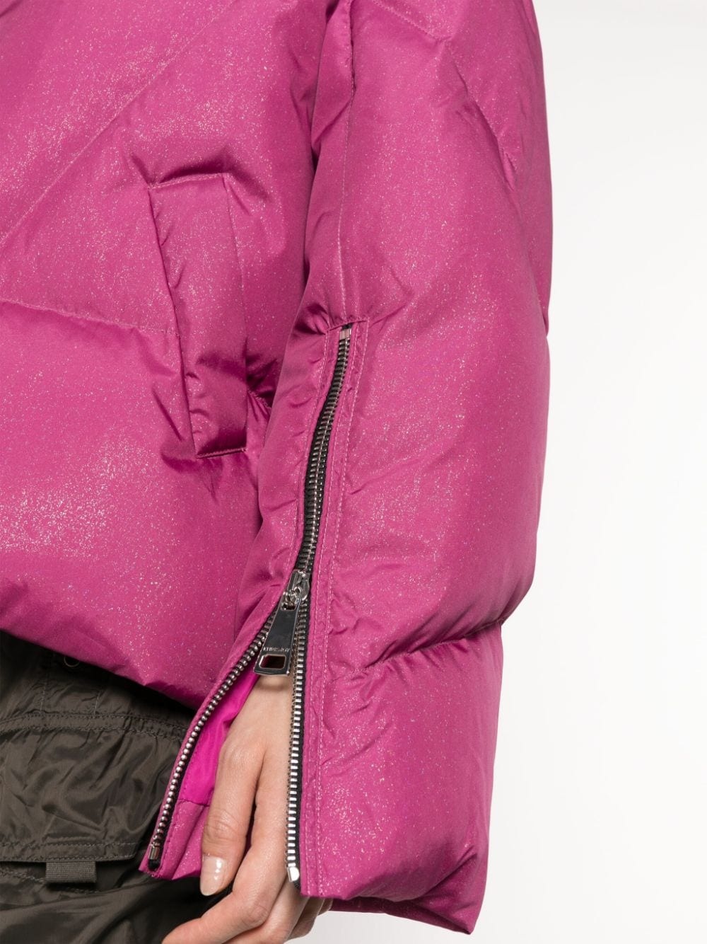 Iconic Glitter puffer jacket - 5