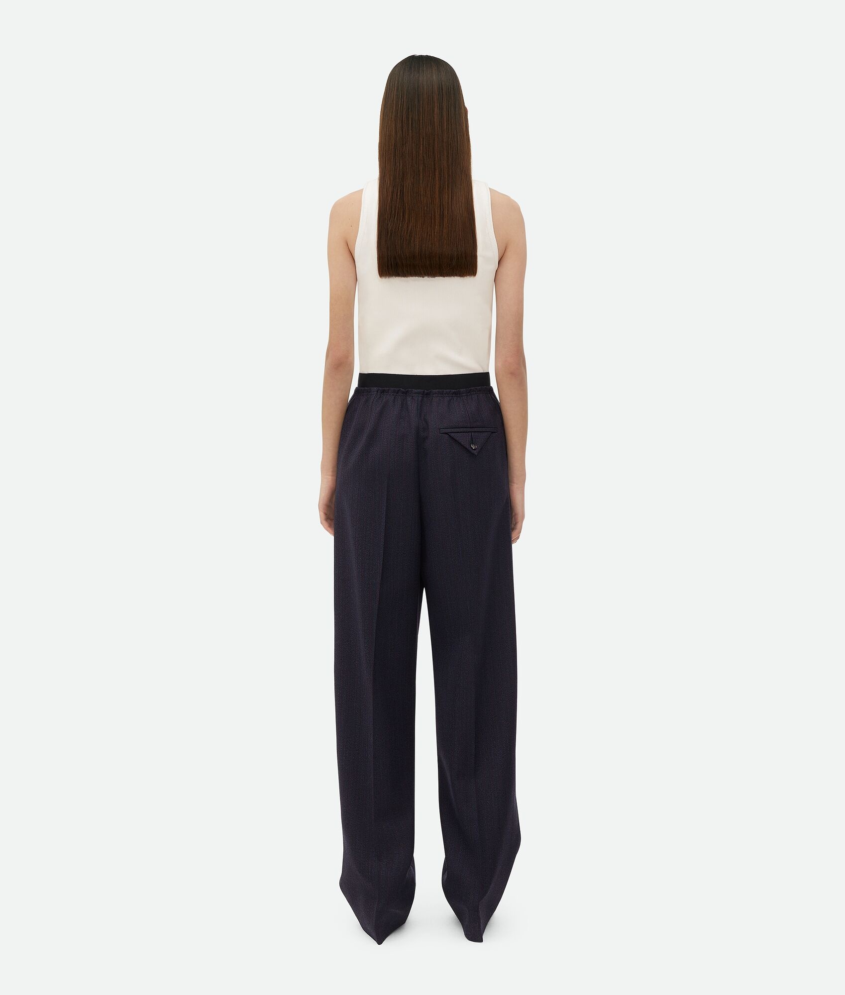 Striped Wool Trousers - 3