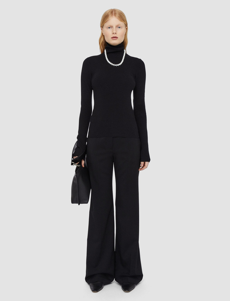 JOSEPH Silk Stretch High Neck Top outlook