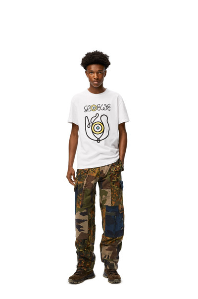 Loewe Camouflage cargo trousers in cotton and polyester outlook