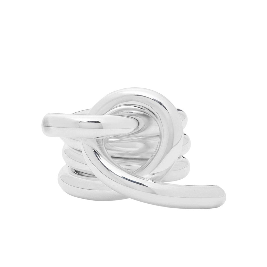 AMBUSH KNOT RING - SILVER - 1