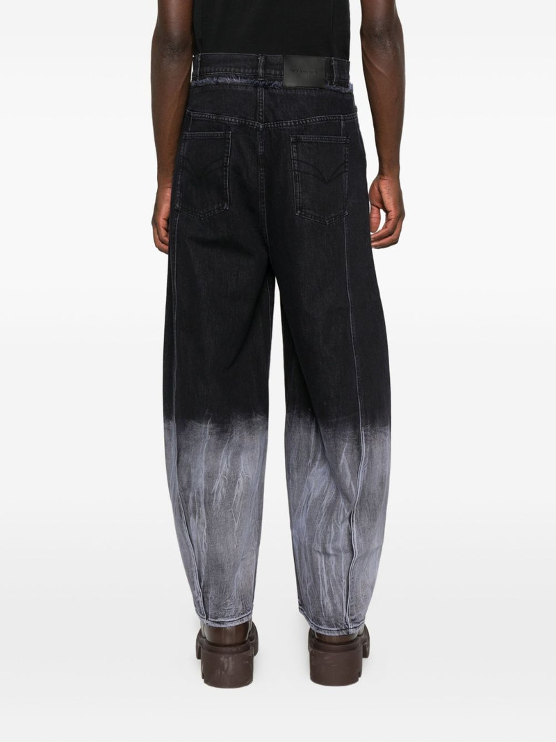 frayed dip-dye trousers 4
