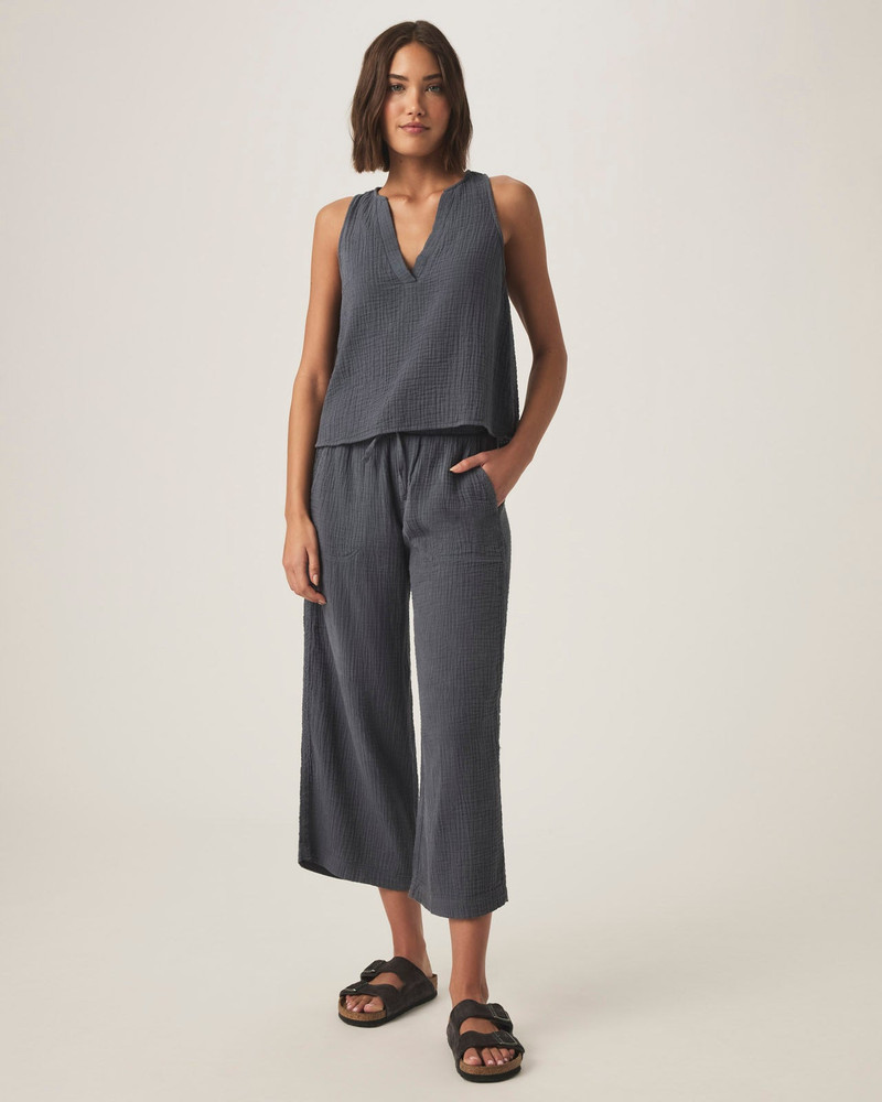 Splendid Kit Gauze Crochet Palazzo Pant outlook