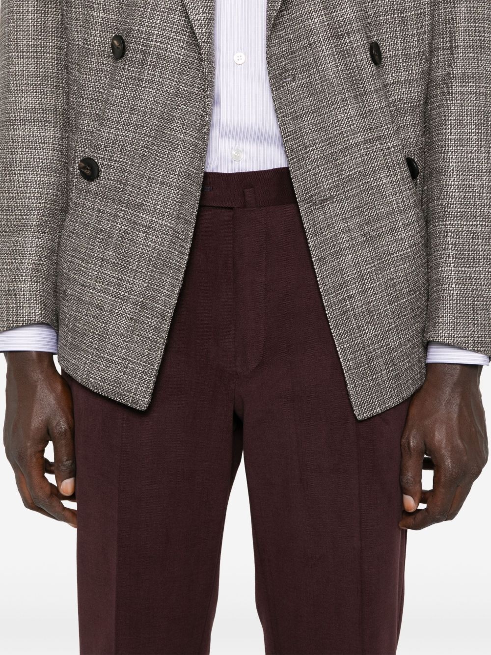 straight-leg trousers - 5