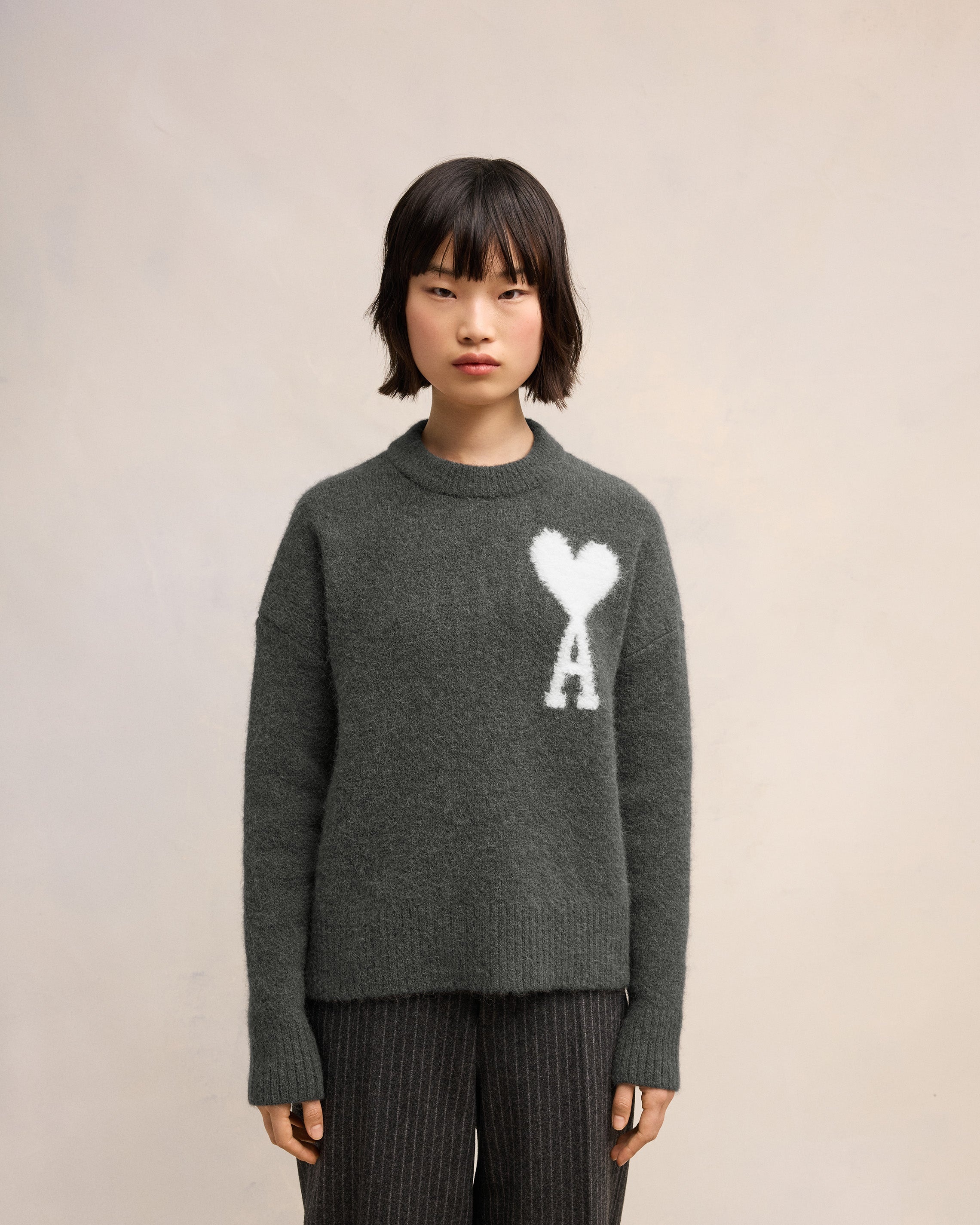 OFF-WHITE AMI DE COEUR CREW NECK SWEATER - 3