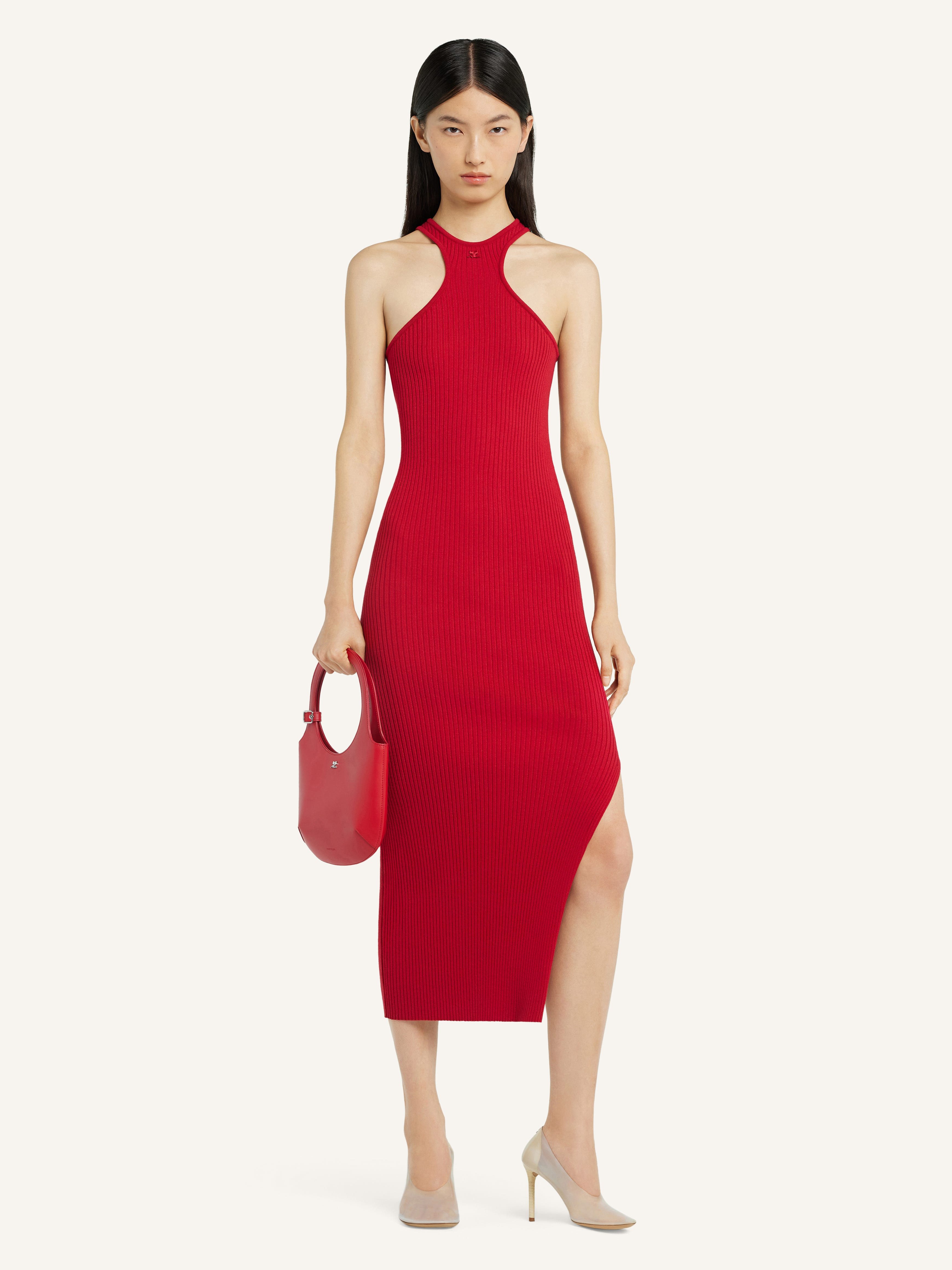 SCUBA RIB KNIT DRESS - 2
