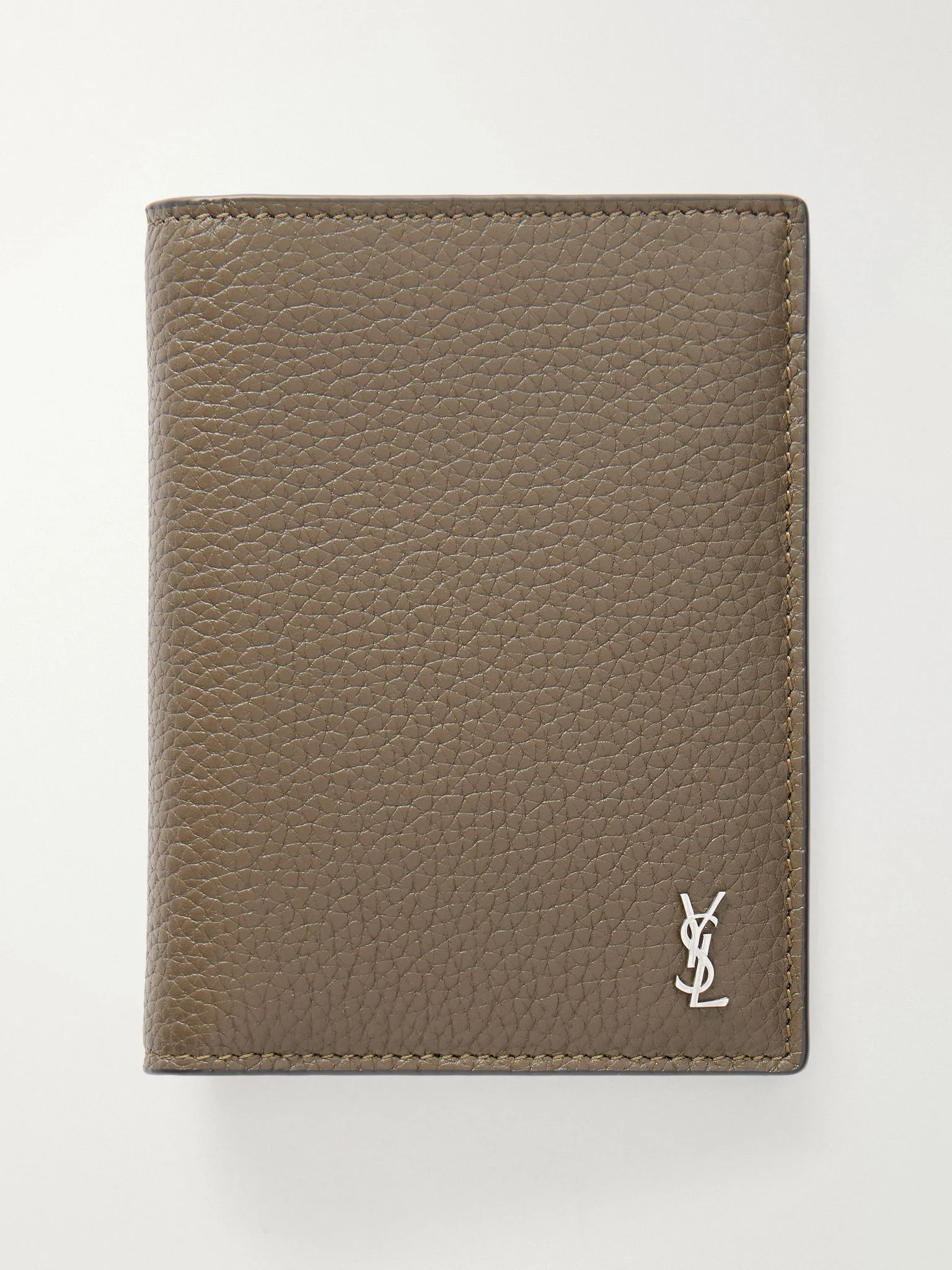Full-Grain Leather Bifold Wallet Green - 1