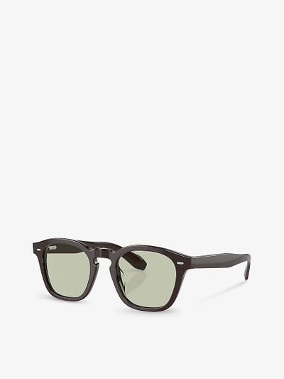 Oliver Peoples OV5527U pillow-frame acetate optical glasses outlook