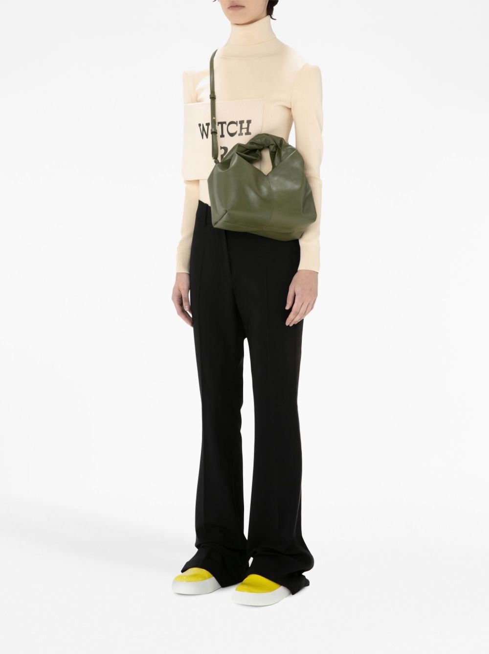 pressed-crease tailored trousers - 2