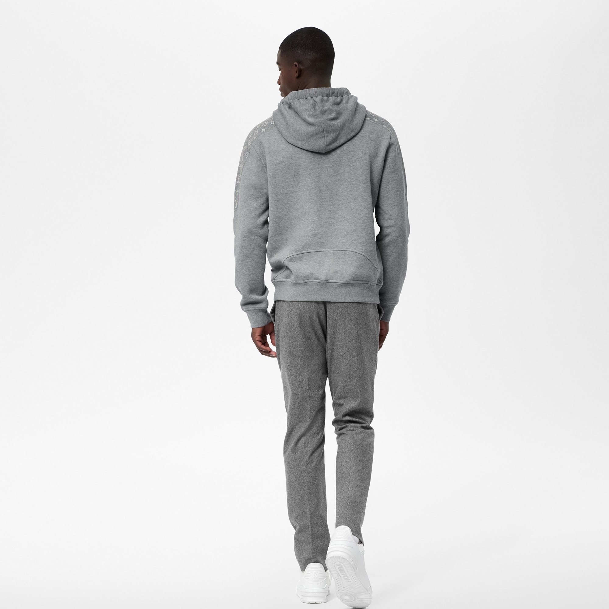 Monogram Circle Cut Hoodie - 3