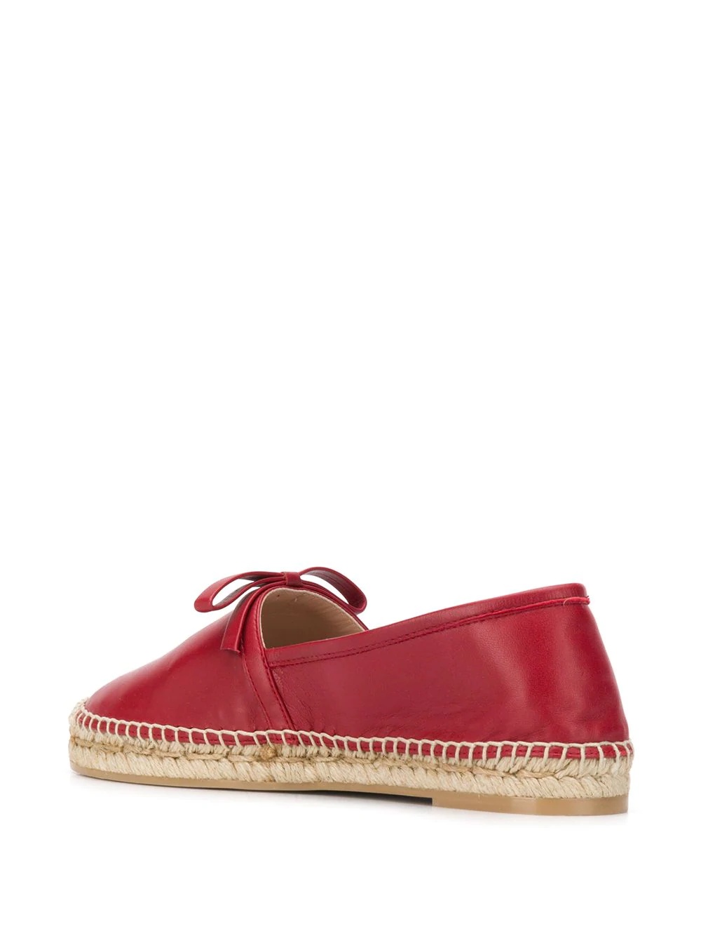 RED(V) bow ribbon detailed espadrilles - 3