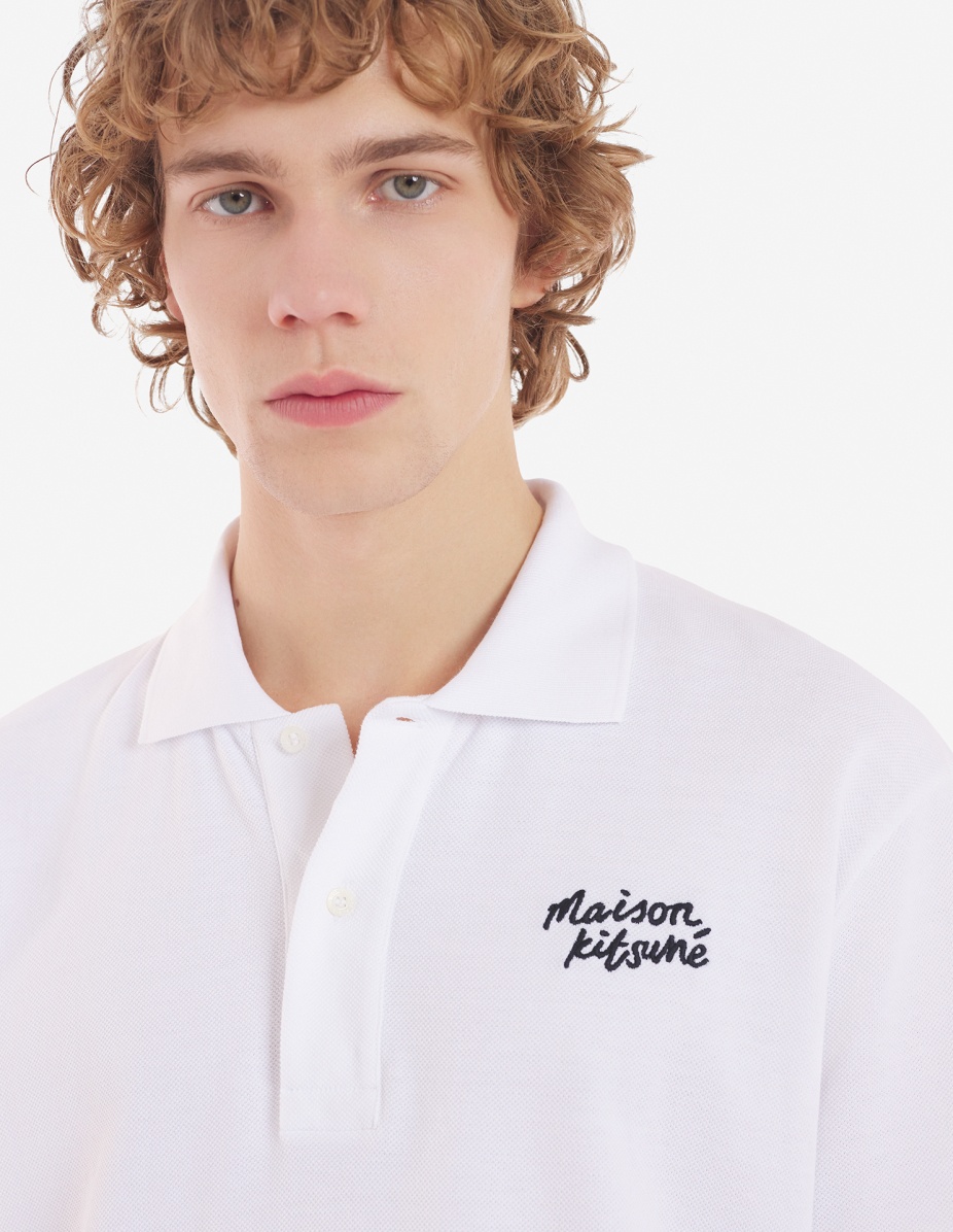 MAISON KITSUNE HANDWRITING COMFORT POLO - 4