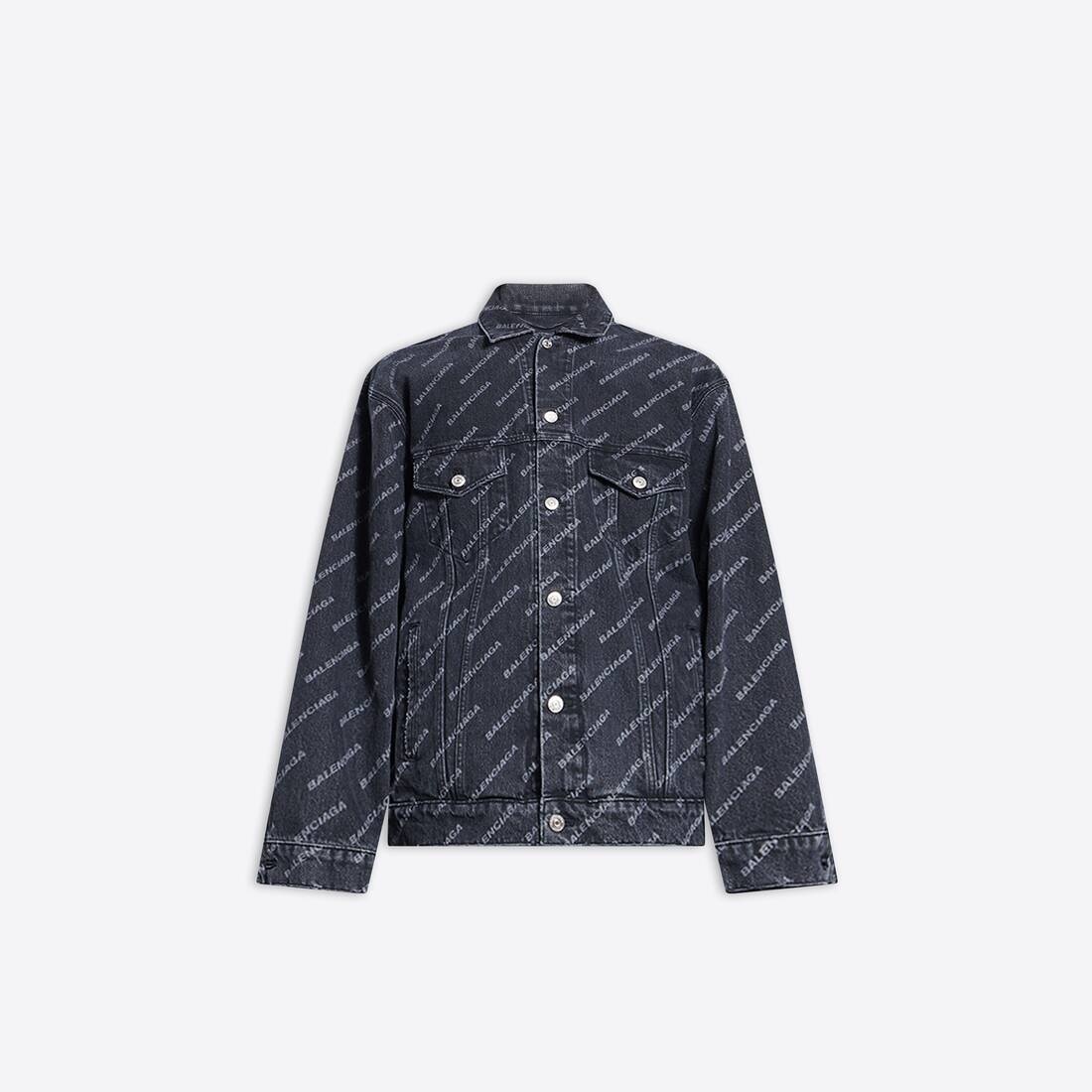 Men's Year Of The Tiger Typo Jacket Large Fit in Black - 4