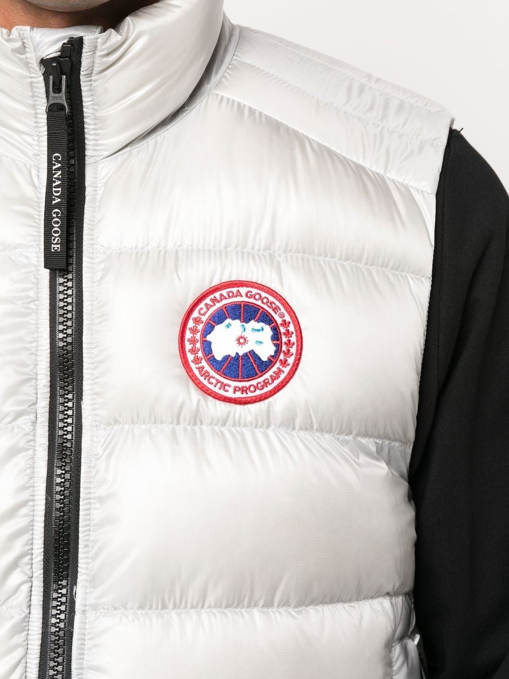 Crofton logo-patch padded gilet - 5