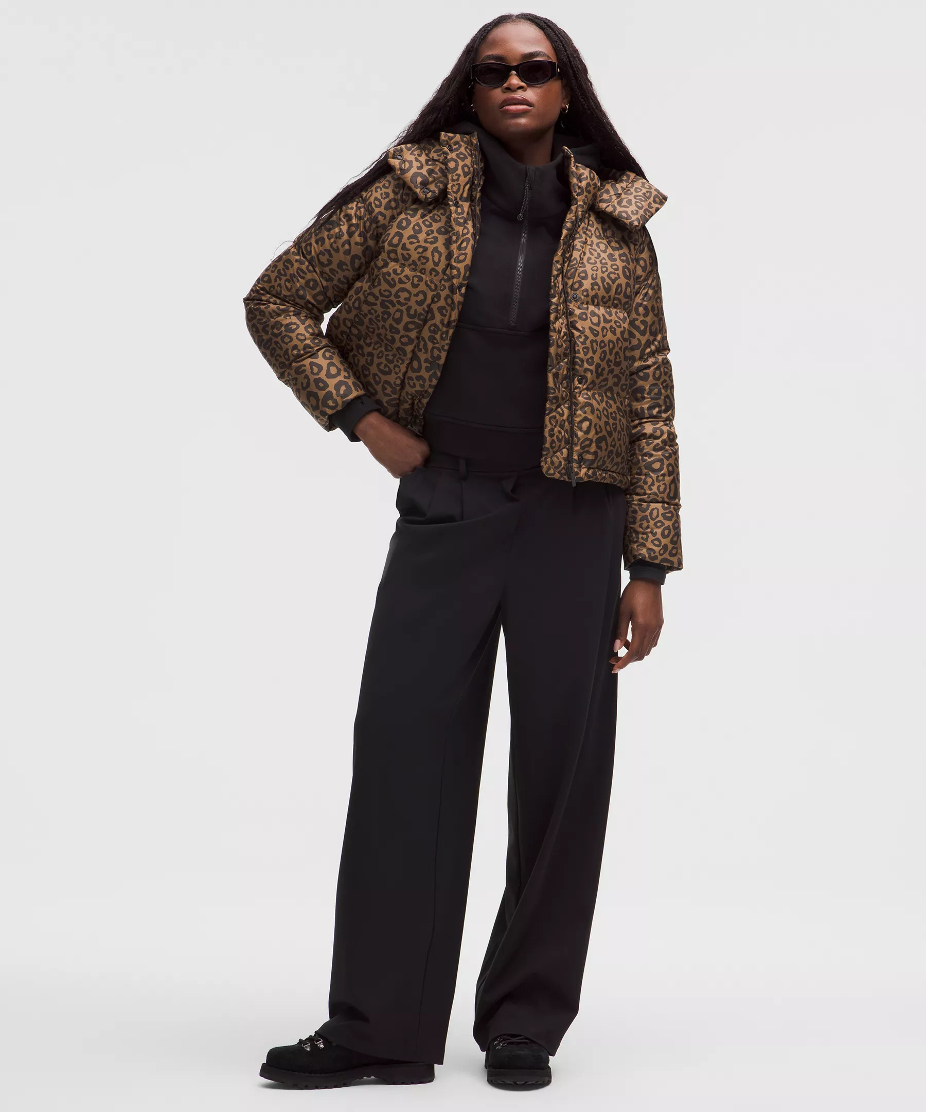 Wunder Puff 600-Down-Fill Cropped Jacket *Print - 2