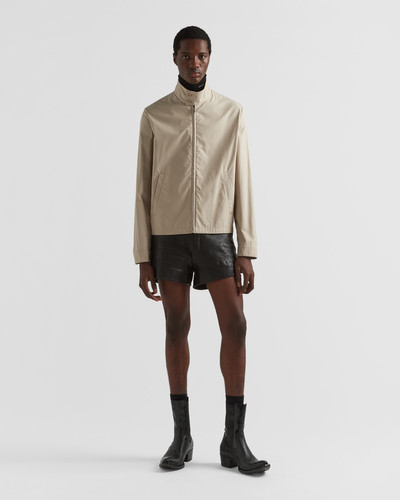 Prada Cotton-blend blouson jacket outlook