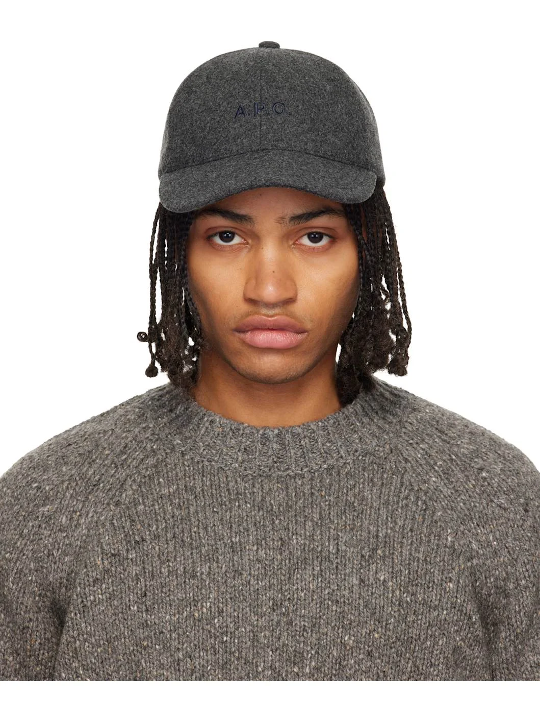 Gray Charlie Baseball Cap - 1