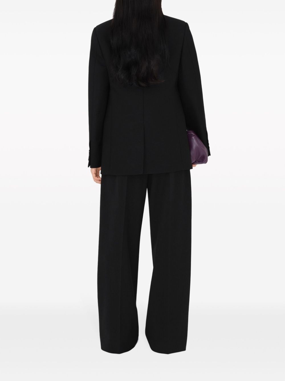 straight-leg tailored trousers - 5