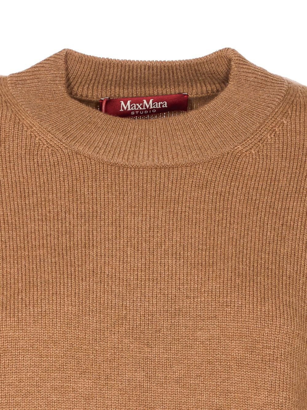 crewneck side-split sweater - 4
