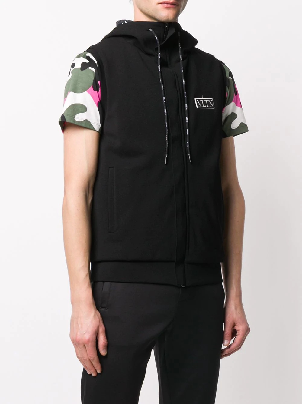 VLTN hooded gilet - 3