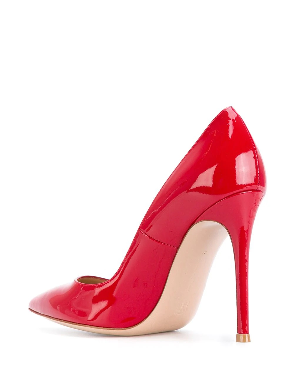 varnished 85mm stiletto pumps - 3