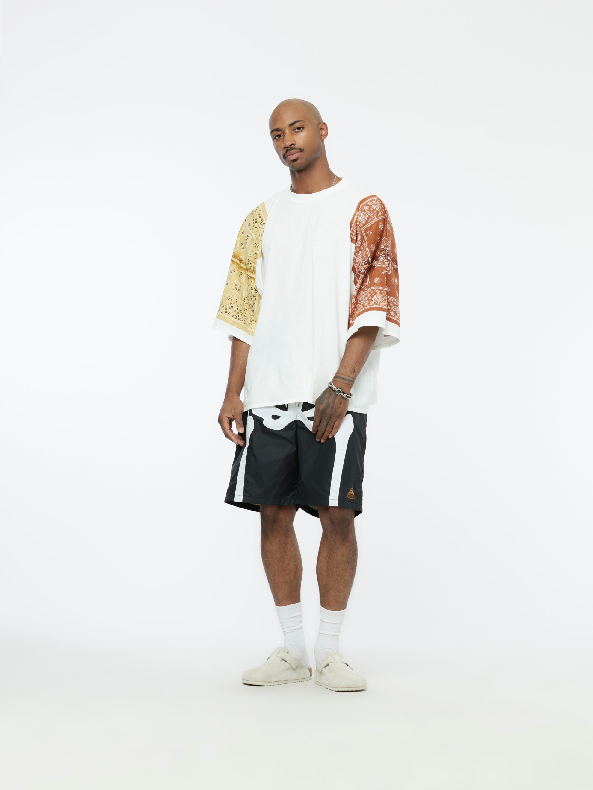 HUGE COOKIE BANDANA JERSEY TEE (LIGHT BROWN) - 5
