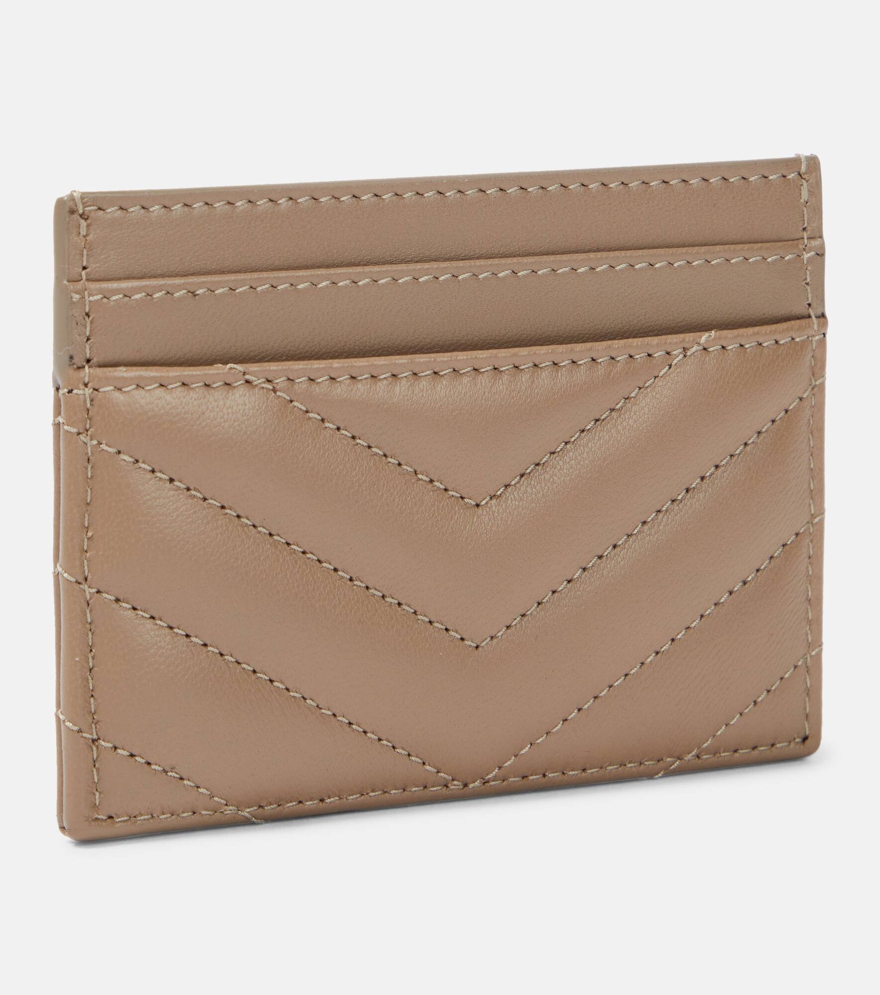 Cassandre matelassé leather cardholder - 3