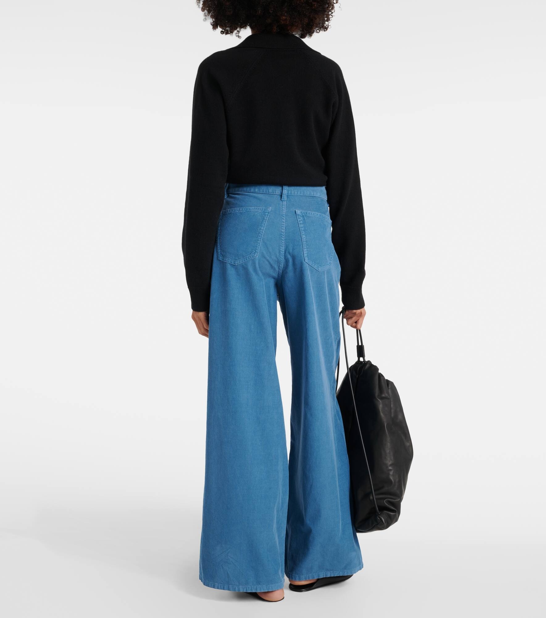 Chan cotton corduroy wide-leg pants - 3