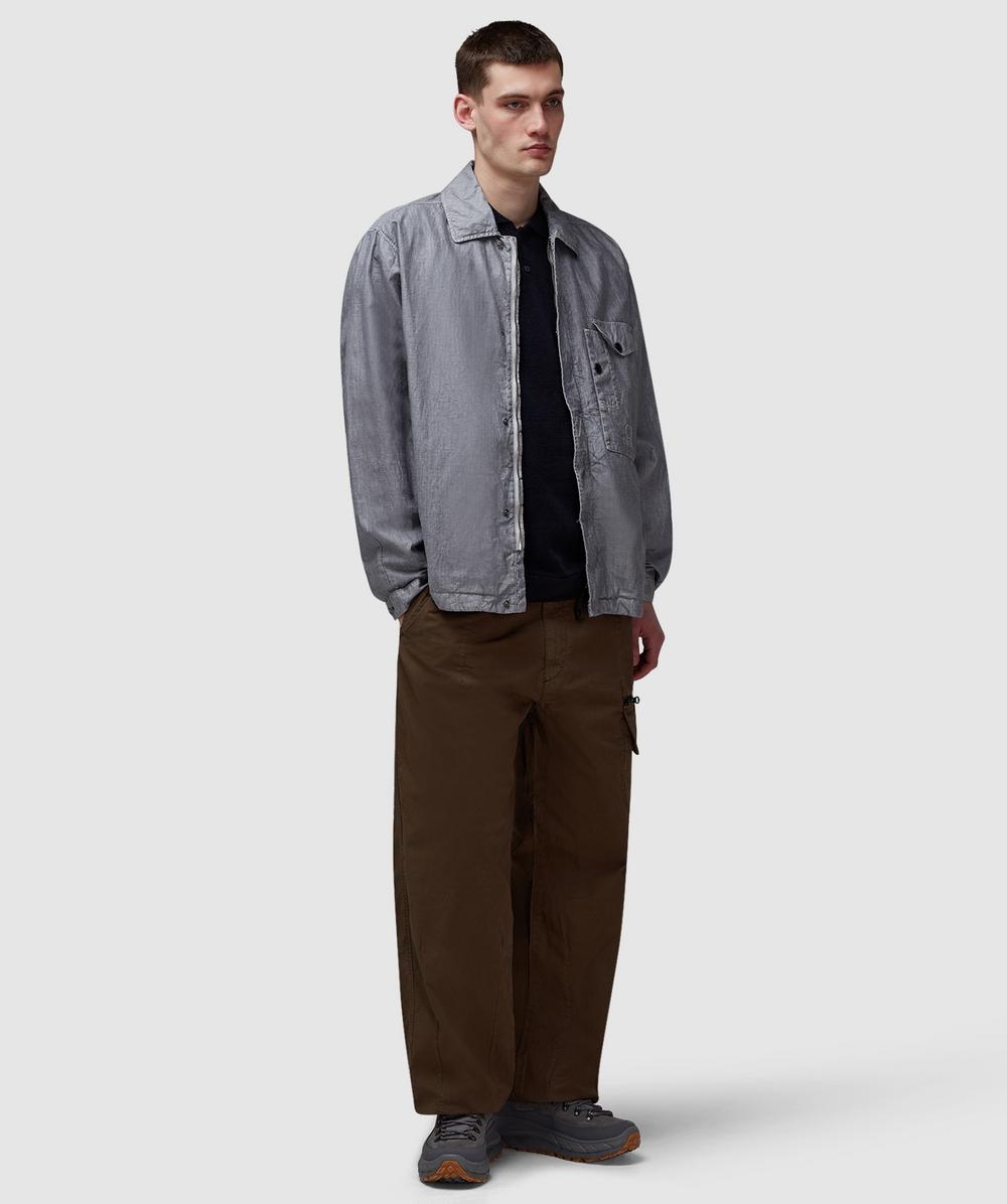 Lino wax overshirt - 7