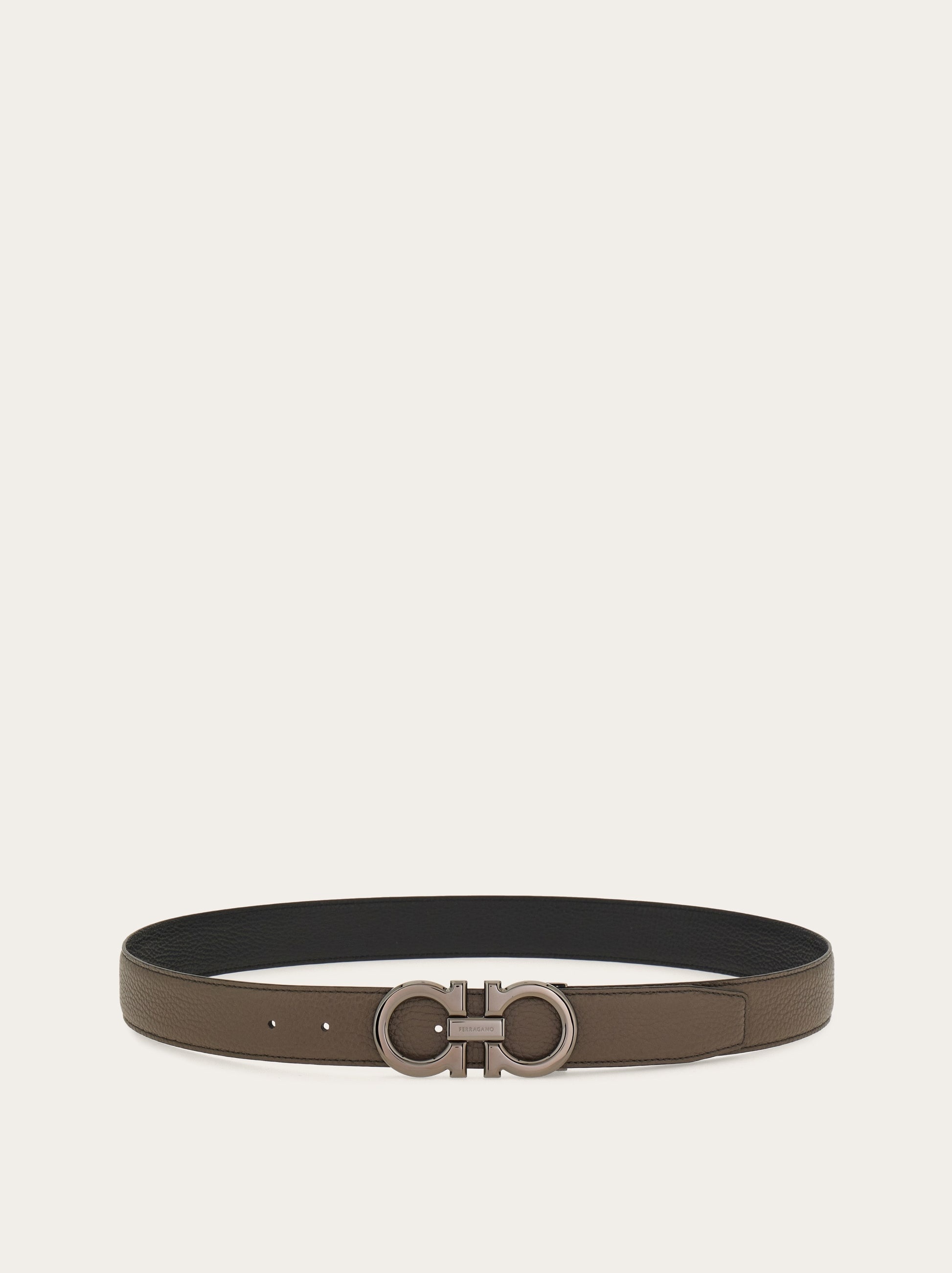 Reversible and adjustable Gancini belt - 3