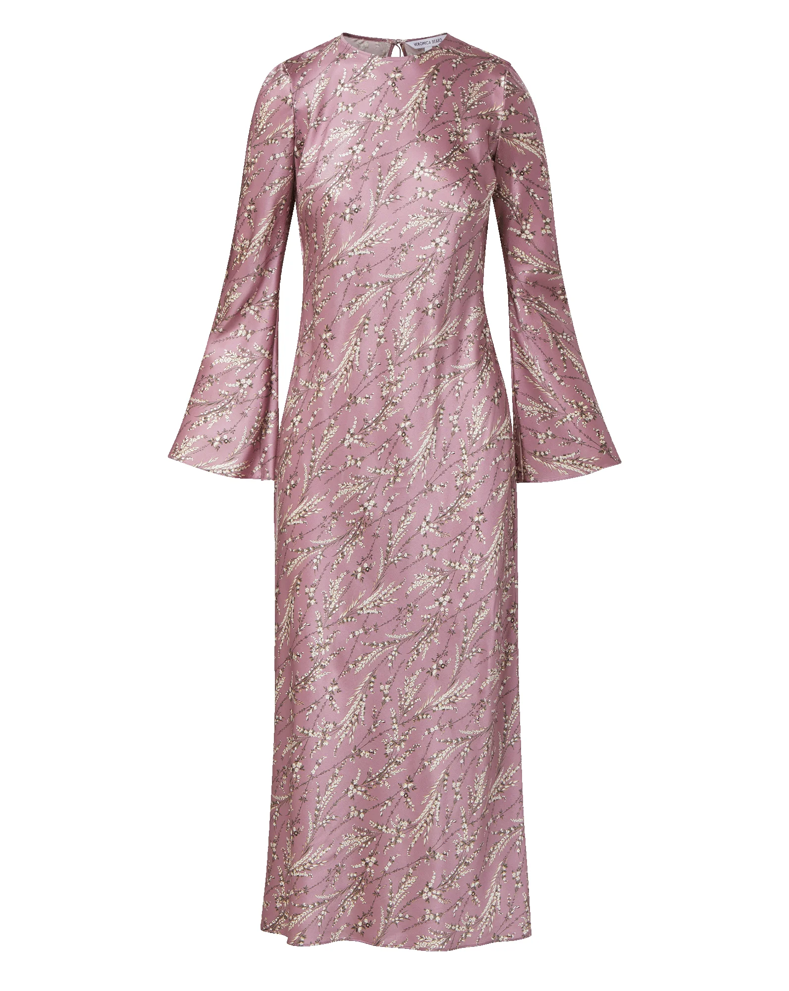 GEMMA SILK-BLEND MIDI DRESS - 1