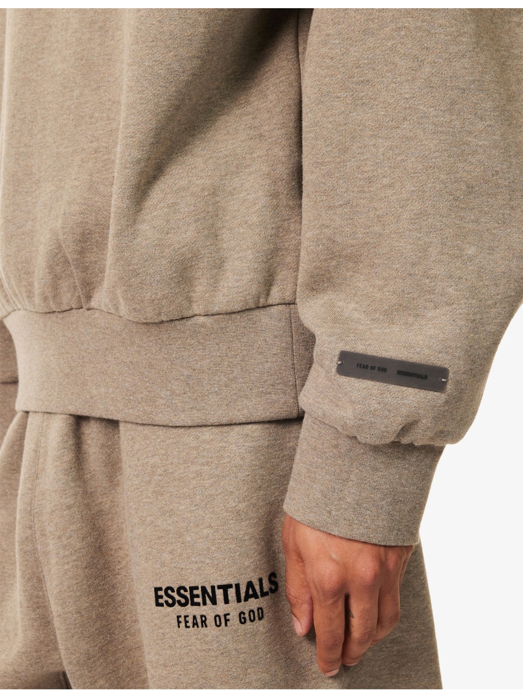 Logo-Embellished Crewneck Cotton-Blend Jumper - 5
