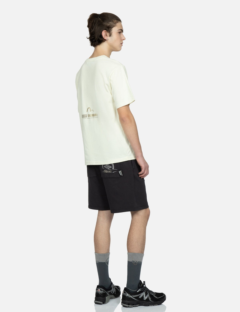 Logo and Kamon Print T-Shirt 4