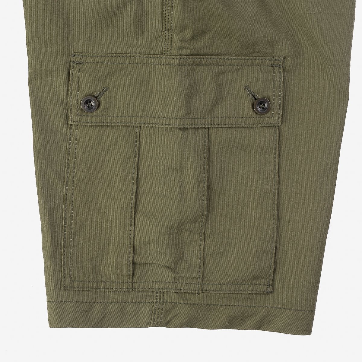 7.4oz Cotton Whipcord Camp Shorts - Olive - 7