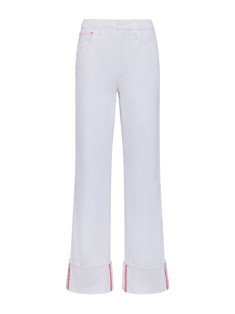 Miley Cuffed Wide-Leg Jean 1