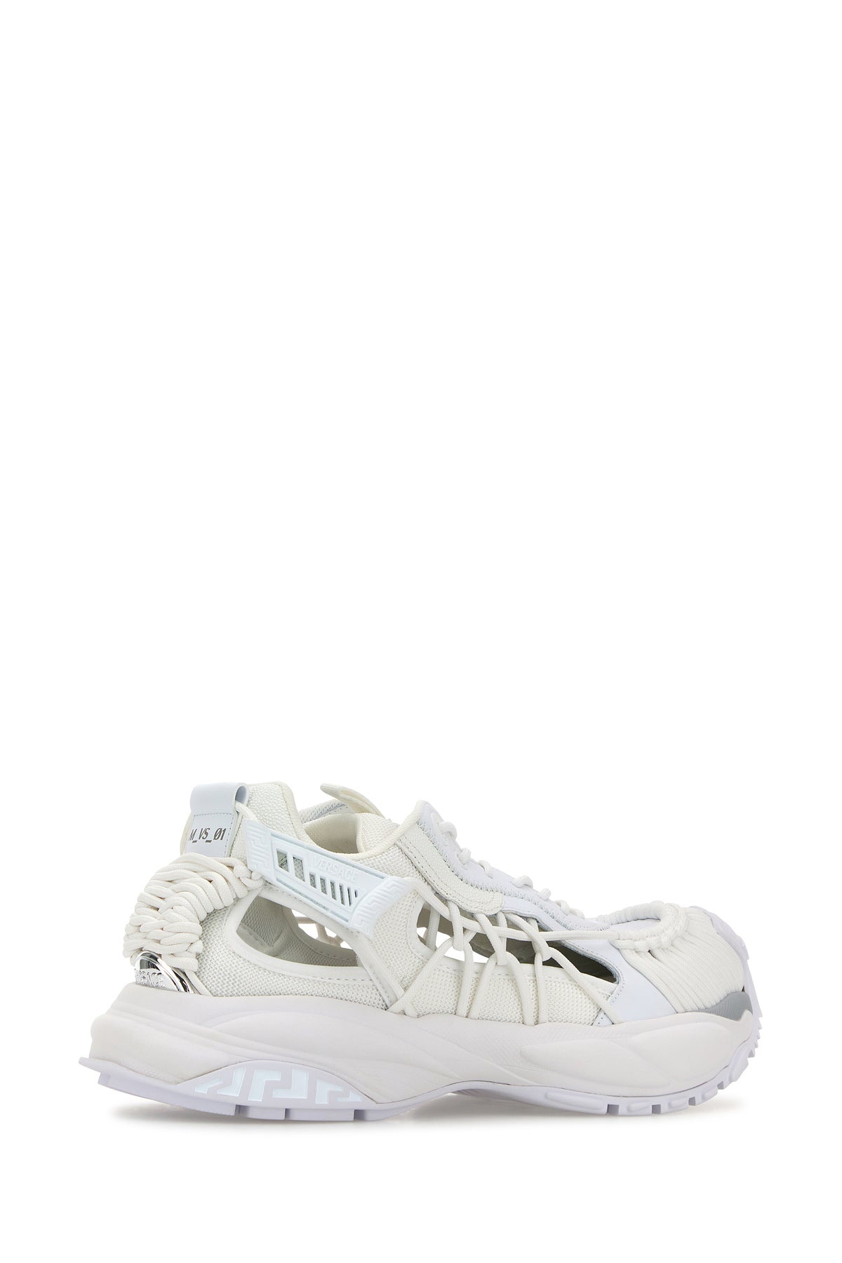 White leather and fabric Versace Mercury M_VS_01 sneakers - 3