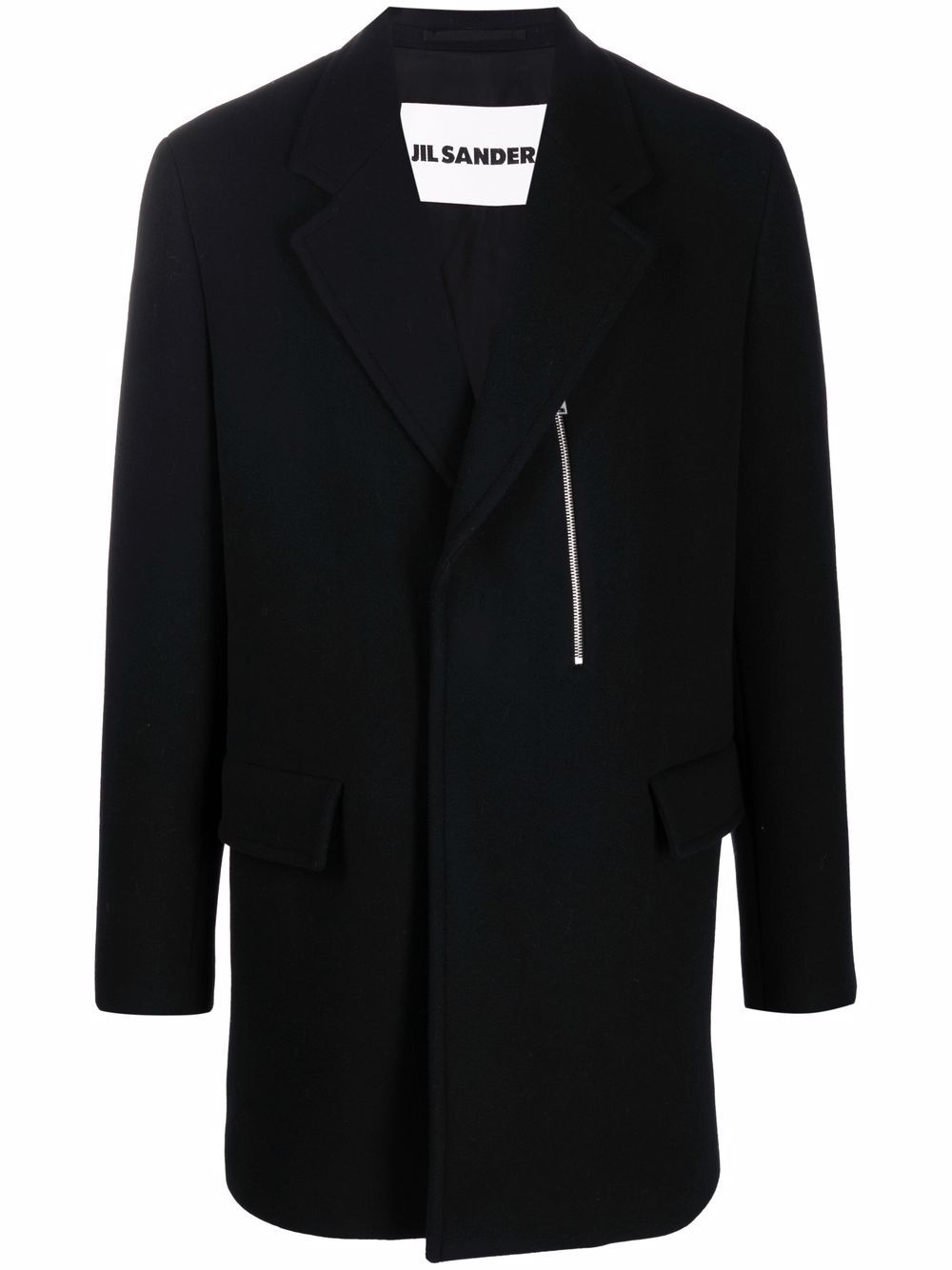 zip-pocket coat - 1