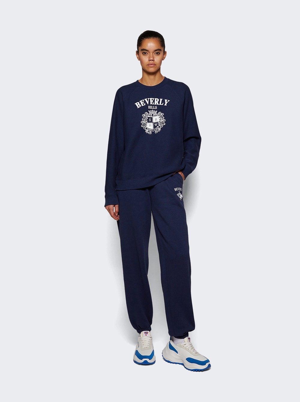 Bh Crest Soft Crewneck Dark Navy - 4