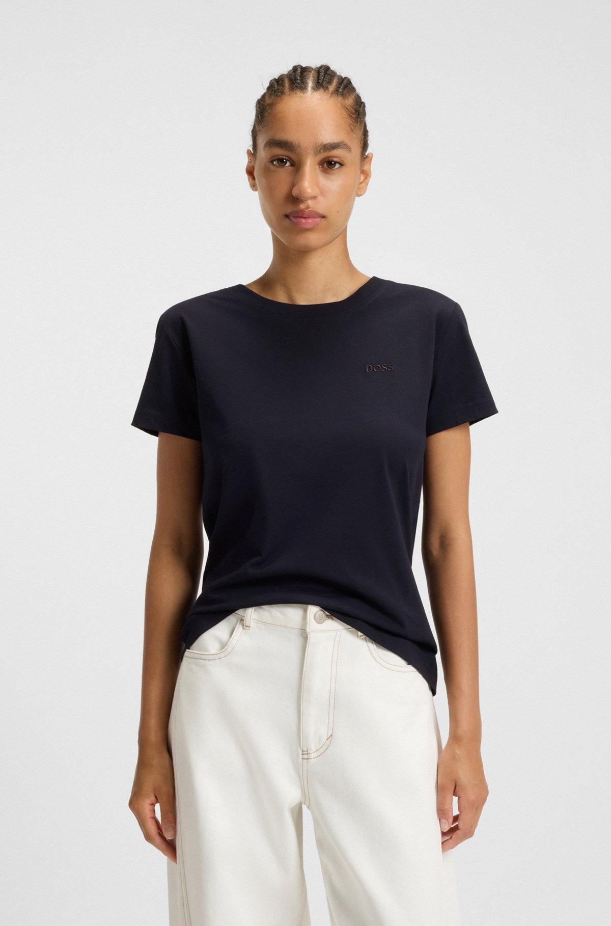 COTTON-JERSEY T-SHIRT WITH LOGO DETAIL - 2