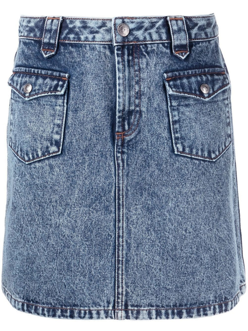 Manue denim mini skirt 1