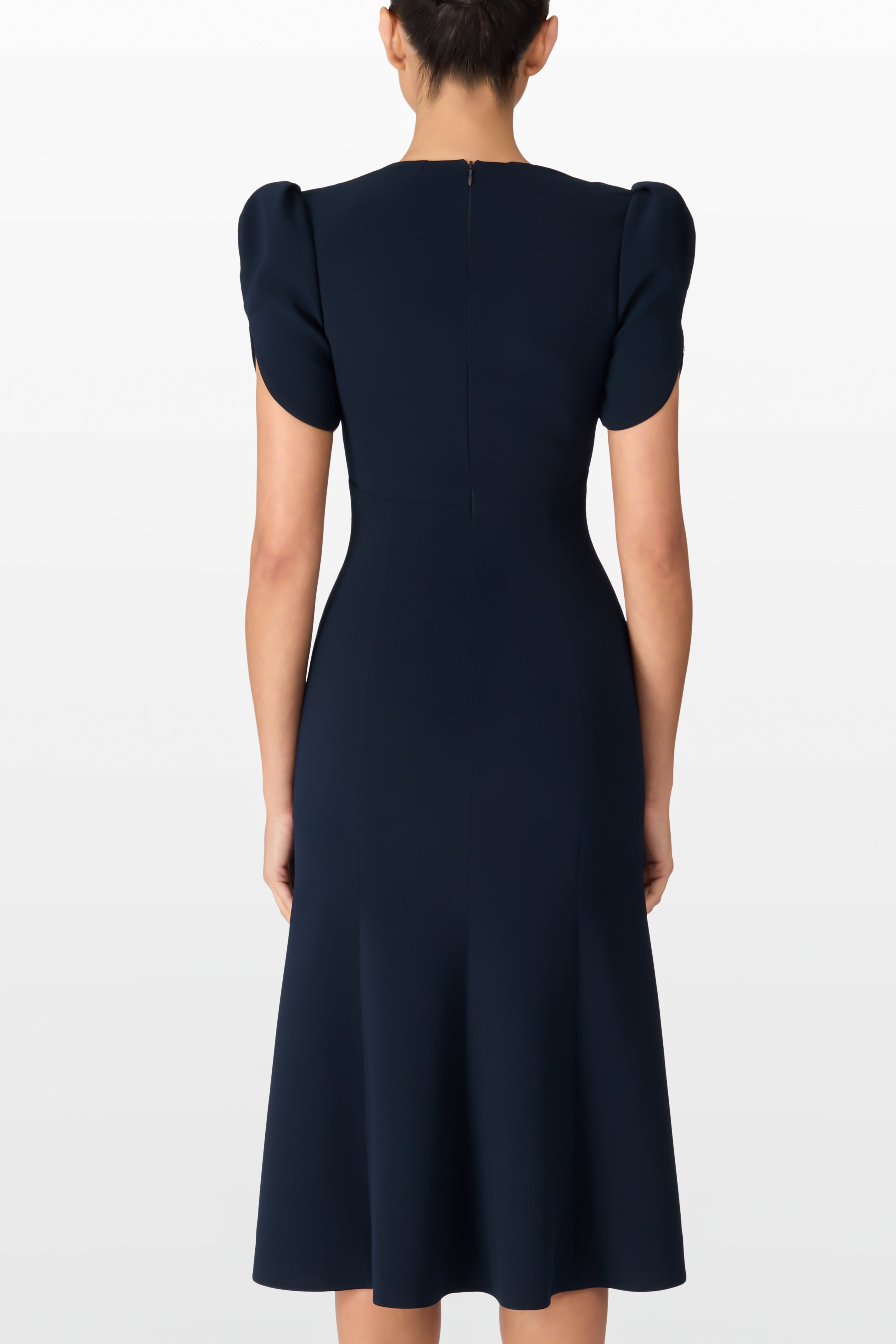 Jenny Packham Rosina Cocktail Dress in Ink at Nordstrom - 3