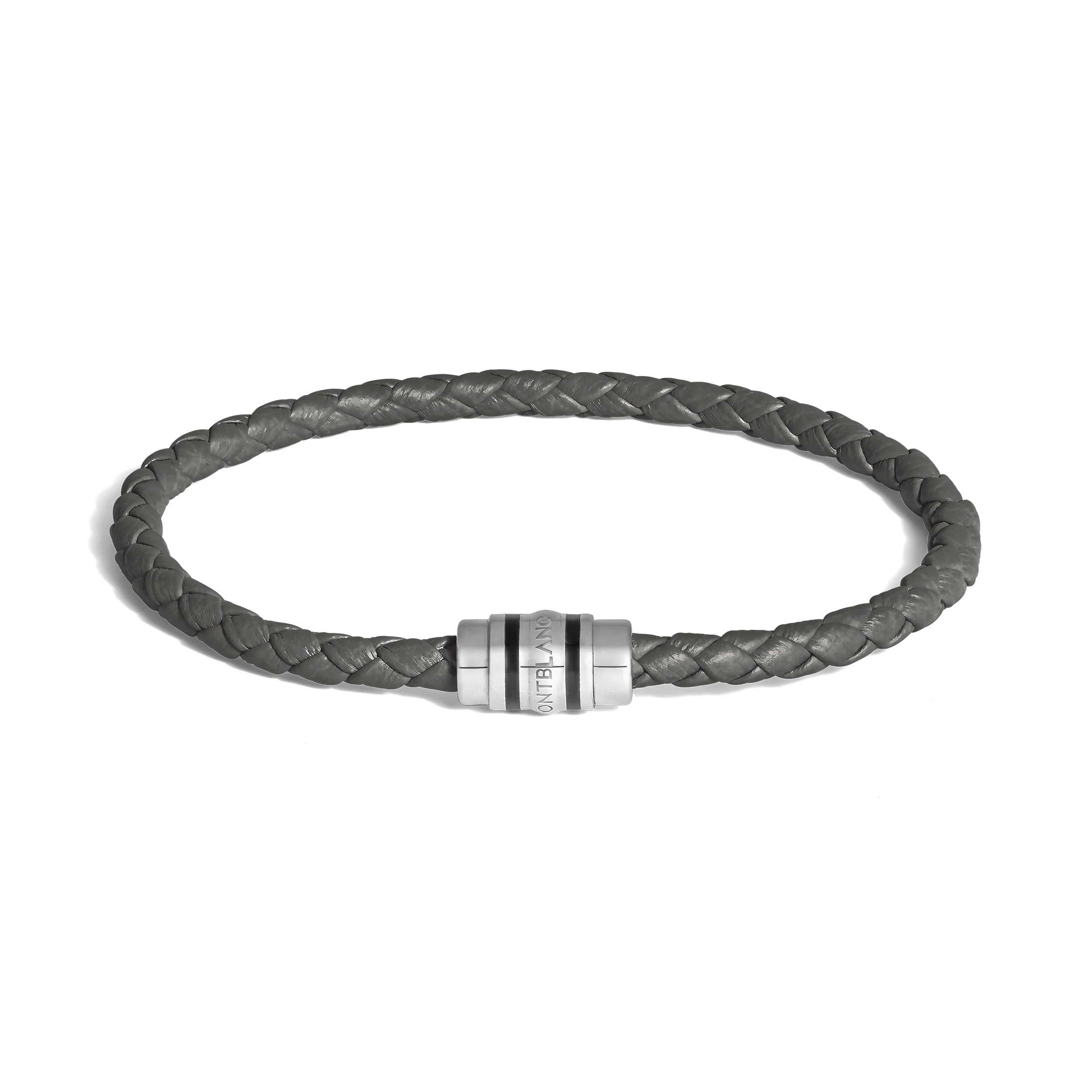 3 RINGS BRACELET IN GRAIN LEATHER S - 1