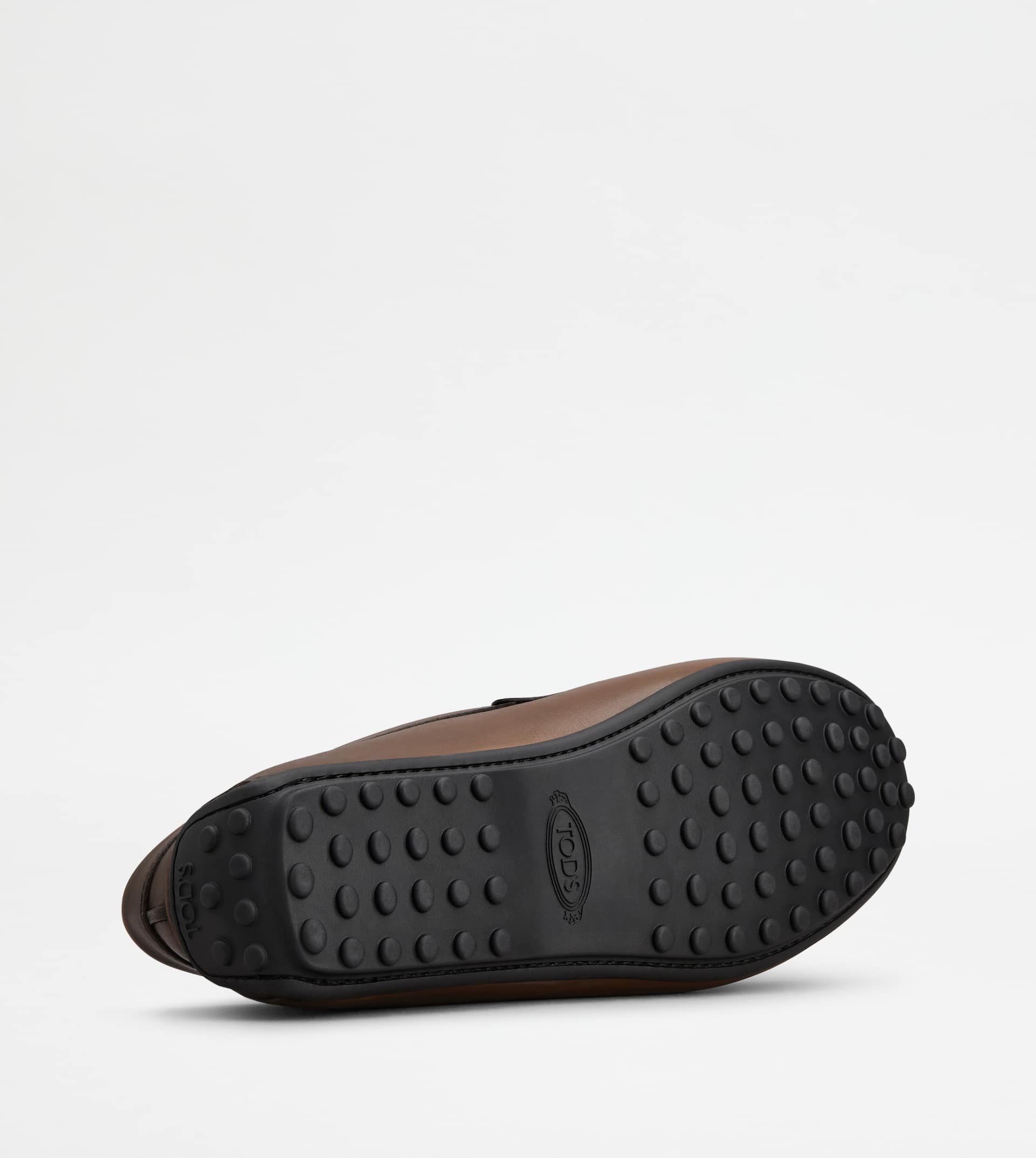 CITY GOMMINO DRIVING SHOES IN LEATHER - BROWN - 4
