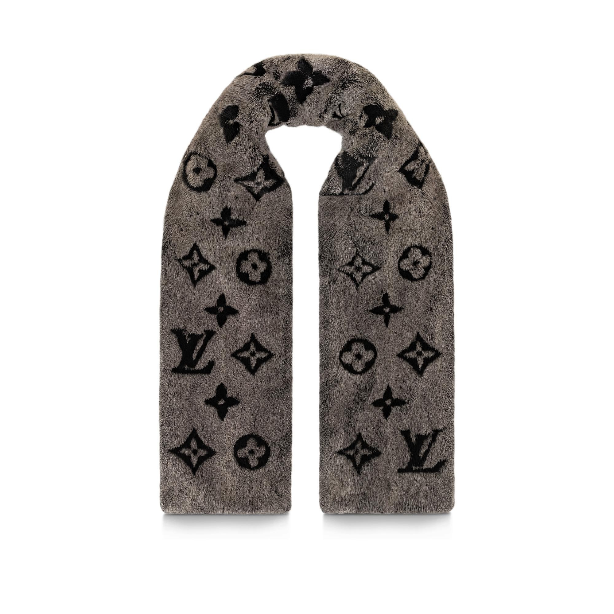 Monogram Constellation Fur Scarf - 2