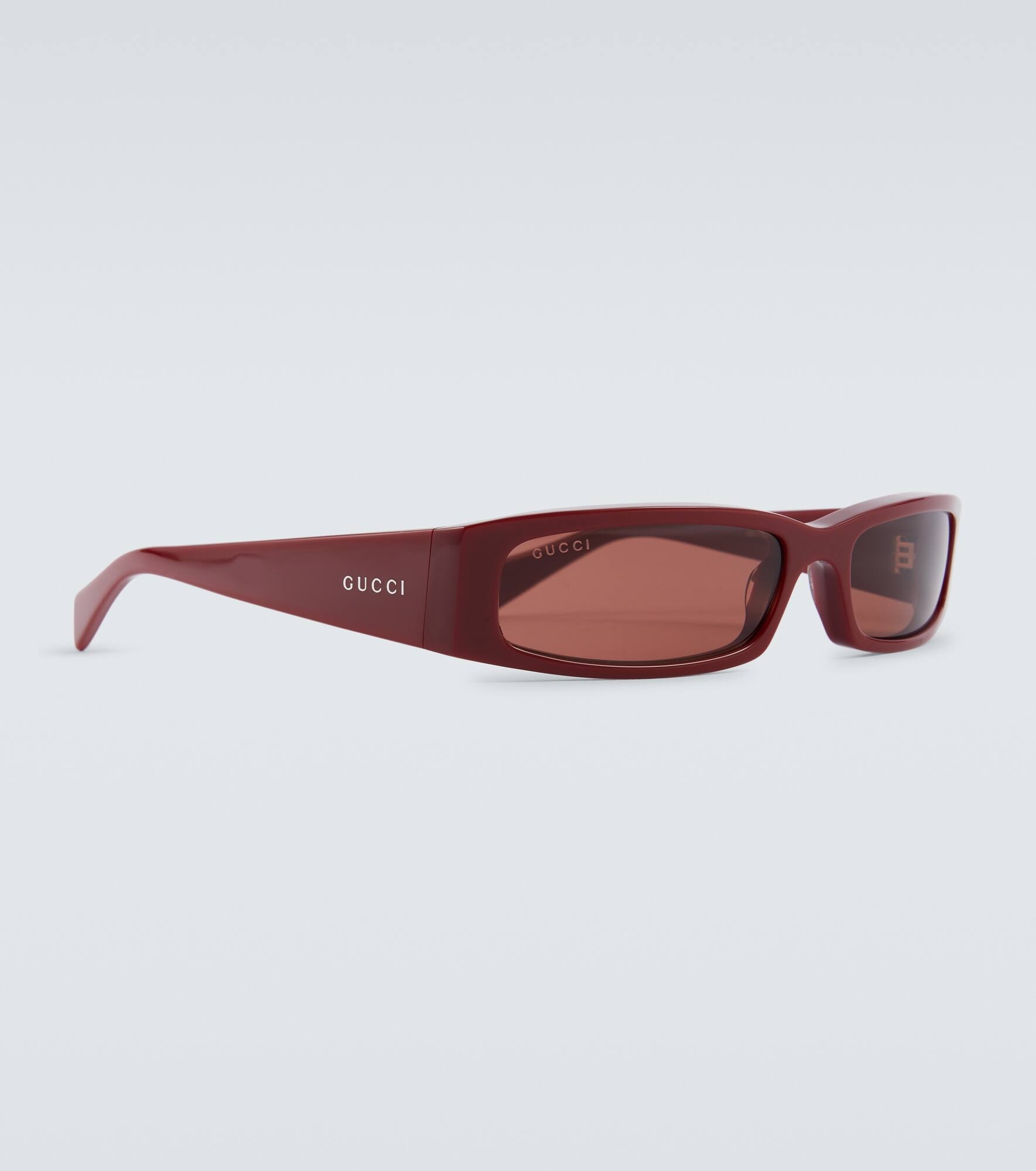 Logo rectangular sunglasses - 4