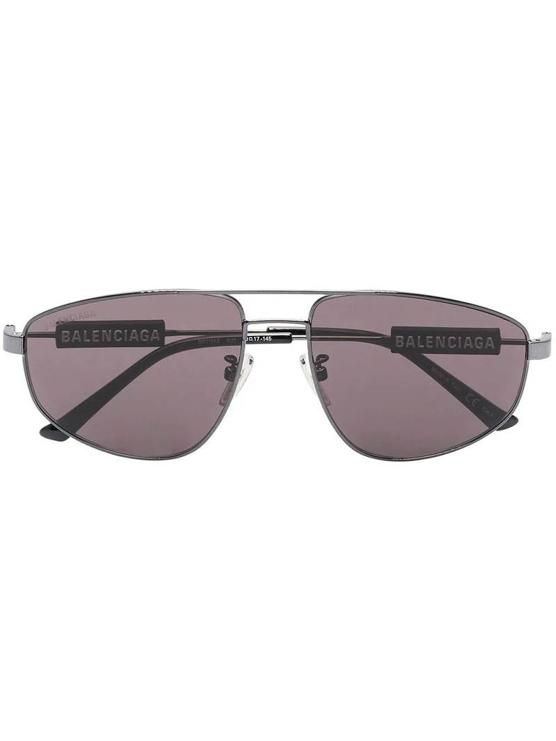 double-bridge pilot-frame sunglasses 1
