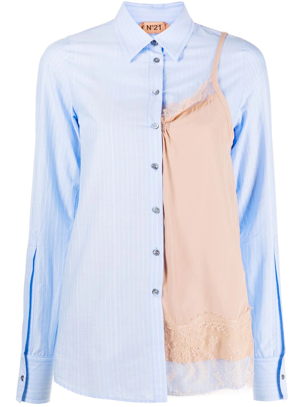 asymmetric design shirt - 1