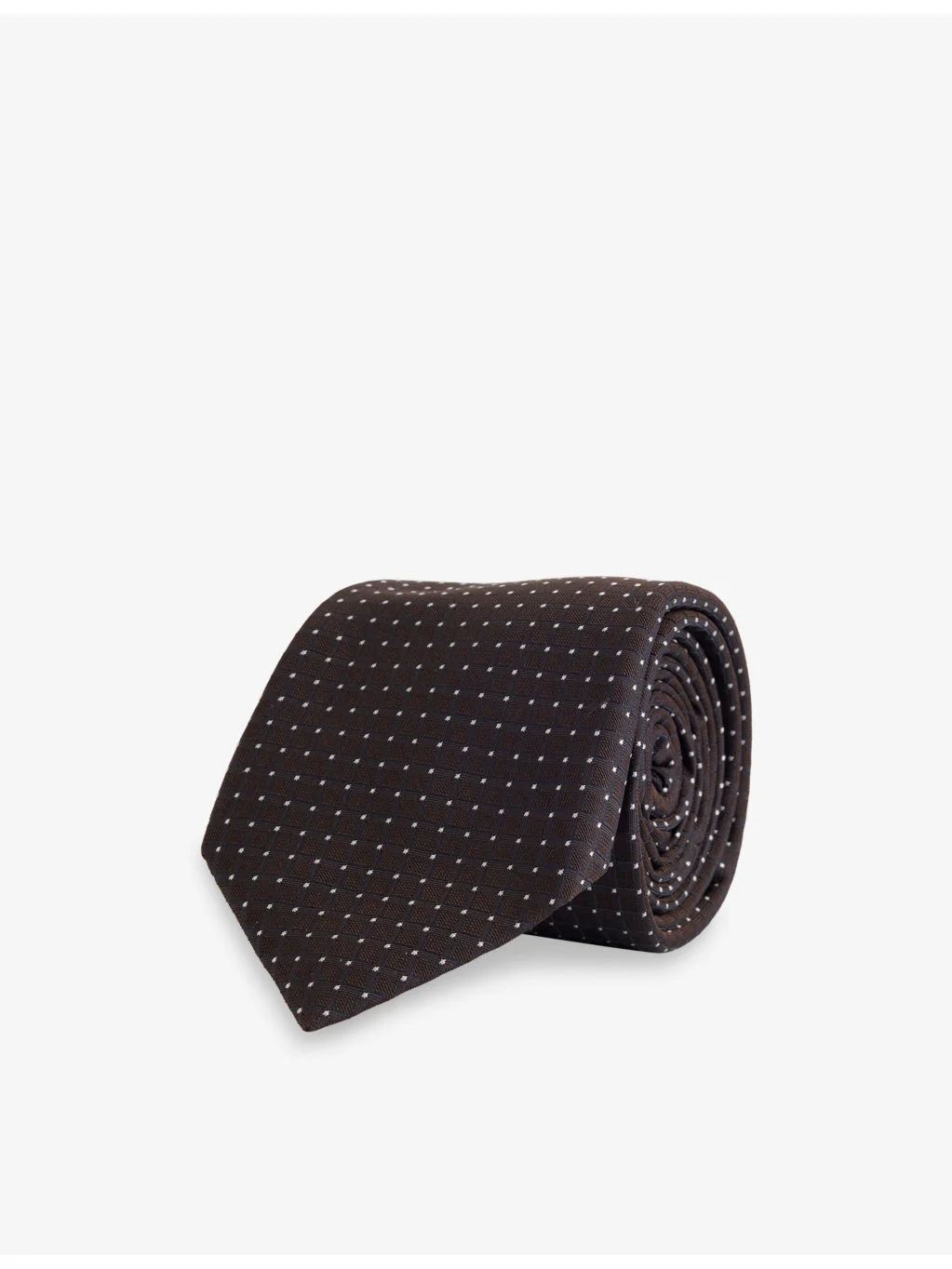 Polka Dot Silk Tie - 1