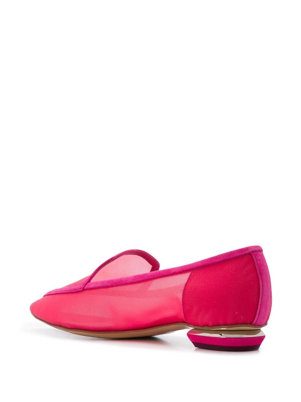 Beya mesh pointed toe loafers - 3