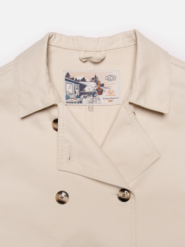 Bibbi Workwear Sailor Jacket Ecru - 6